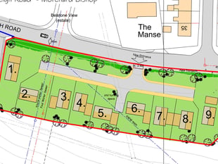 Plans for nine new homes in Morchard Bishop