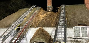 Colebrooke property was saved after hard work by fire crews
