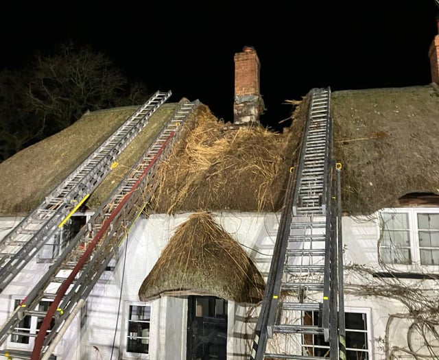 Colebrooke property was saved after hard work by fire crews
