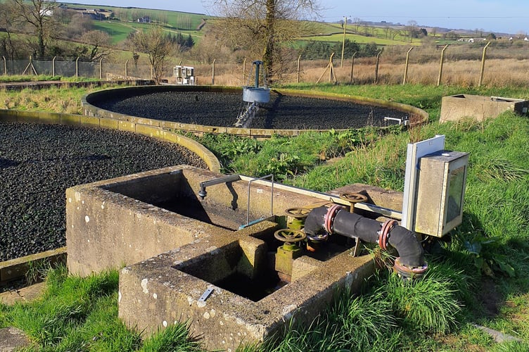 High Bickington Wastewater Treatment Works.
