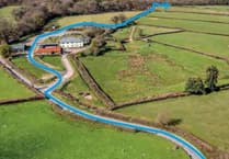 Landfill site plan near Rackenford