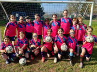 Crediton Youth FC U9 Girls victorious in semi-final