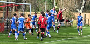 Crediton almost upset the leaders
