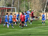 Crediton almost upset the leaders
