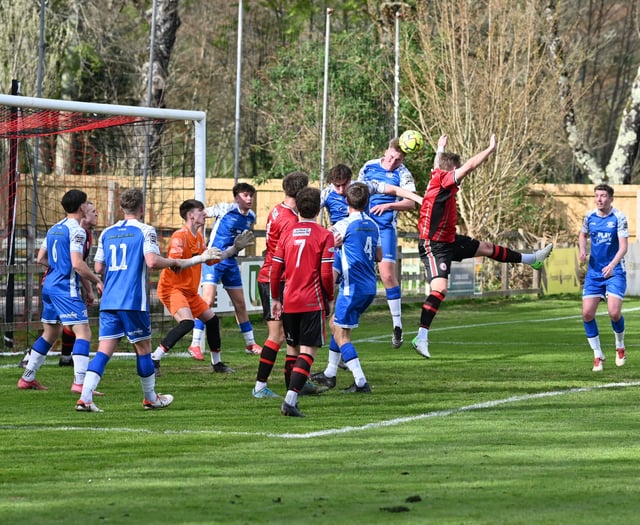 Crediton almost upset the leaders
