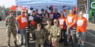 Crediton Veterans walk raised funds for Combat Stress
