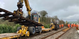 Rail services resume via Crediton