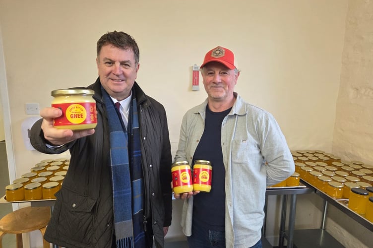 Mel and Rupert at Happy Butter.