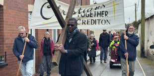 More than 120 took part in Good Friday Walk of Witness
