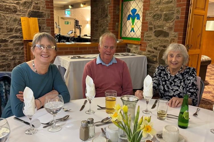 Guests at the Mid Devon Farming Life Group dinner at The Waie Inn. AQ 6848