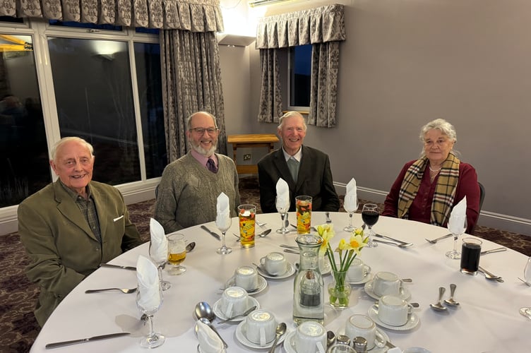 Mid Devon Farming Life Group anniversary dinner guests. AQ 6837