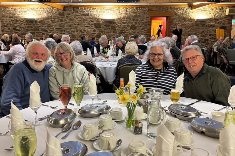 More than 90 people attended the Farming Group dinner. AQ 6878