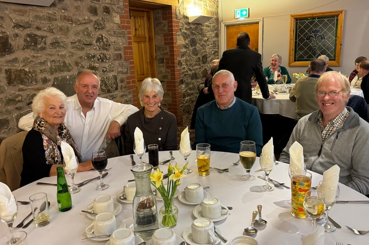 Ready for the Mid Devon Farming Life Group anniversary dinner. AQ 6853