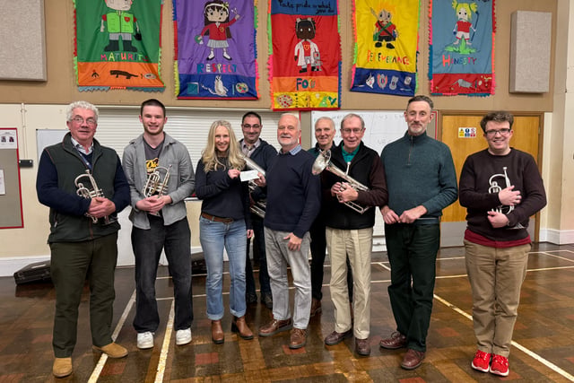 Town Band donates £370 to Crediton Youth Orchestra

