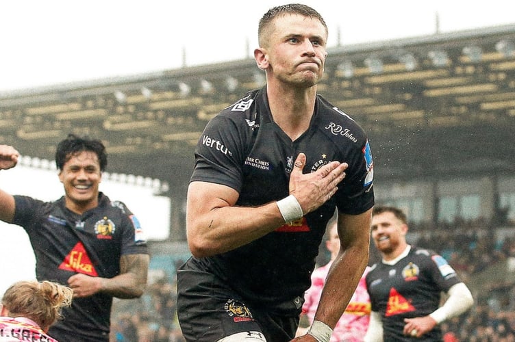 Exeter Chiefs fly-half Harvey Skinner has agreed a neww two-year deal with the club (Picture: Exeter Chiefs)