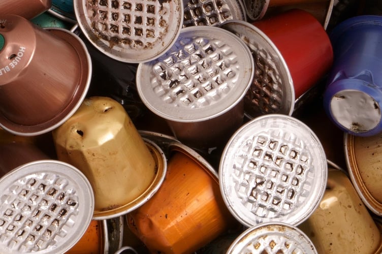 Used coffee pods are now accepted at Devon’s recycling centres.
