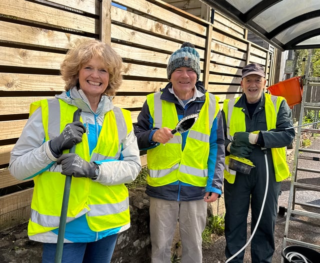 Volunteers took part in Spring Clean and Litter Pick
