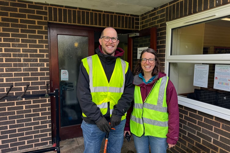 Back at Copplestone Methodist Church Hall after a morning helping with the Spring Clean and Litter Pick.  AQ 8131
