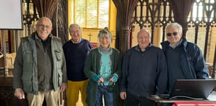 Large audience for Coldridge Carved in Time
