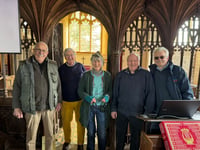 Large audience for Coldridge Carved in Time
