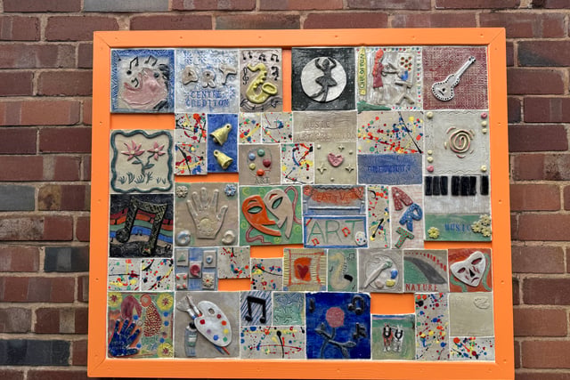 Tiles now on display at Arts Centre

