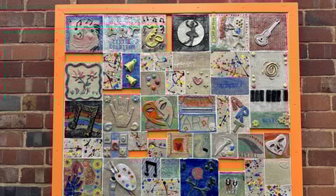 Tiles now on display at Arts Centre
