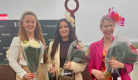 Curtain fell on Ladies Night at Exeter Racecourse
