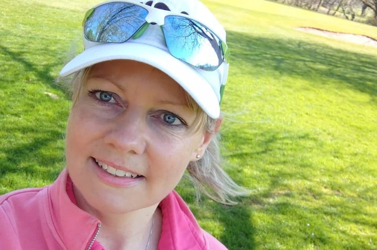 Tracey Chandler with a new DCGC Ladies course record.
