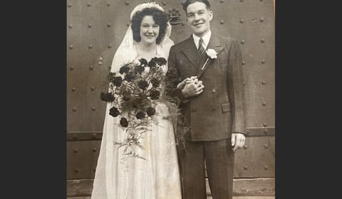 Exhibition of wedding dresses at Cheriton Bishop Church

