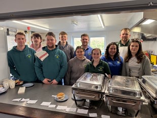 125 breakfasts enjoyed at Newton St Cyres YFC Charity Big Breakfast
