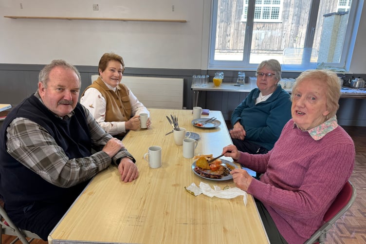 Some of those who got there early for the breakfast.  AQ 8570
