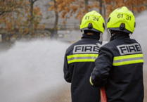 Teignbridge fire crews fighting North Bovey thatch fire