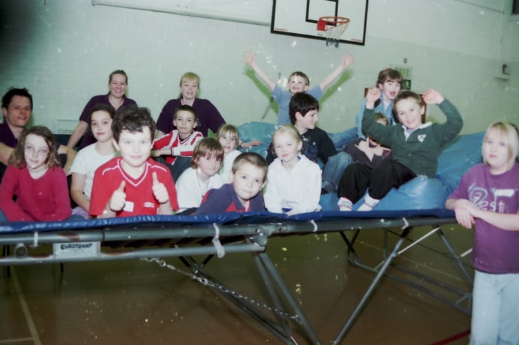 Children who enjoyed a Holiday Funsters session at Lords Meadow Leisure Centre in April 2006. DSC01215