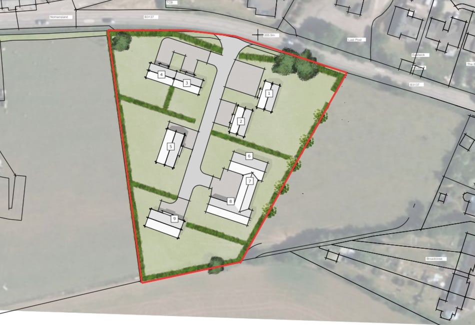 Nine homes plans for Nomansland approved 