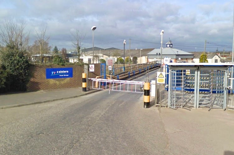 2Sisters chicken factory in Willand