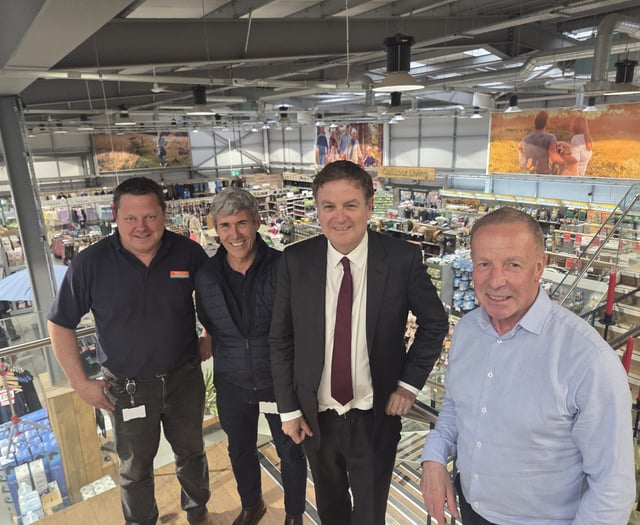Rural business pressures discussed by MP in Crediton
