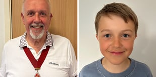 Royal honour for Ollie (10) and Crediton Mayor
