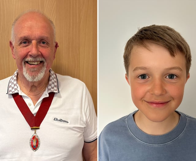 Royal honour for Ollie (10) and Crediton Mayor
