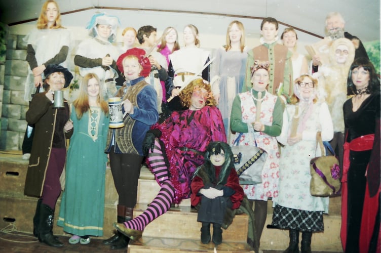 Members of the cast of Sandford's annual pantomime in December 2005. DSC00196