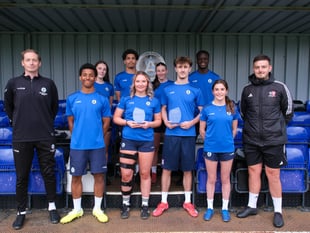 Double national gold for Exeter College Football Academy