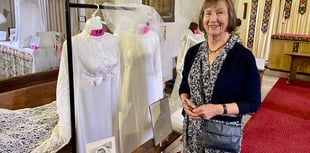 Wedding dress fest enjoyed in village