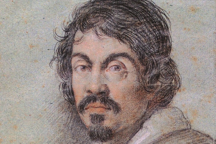 Portrait of Caravaggio circa 1621 by Ottavio Leoni