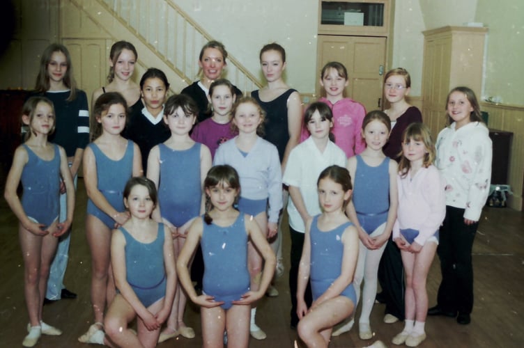 Pupils of Katharine Mitchell School of Dance who won awards in January 2006. DSC00475