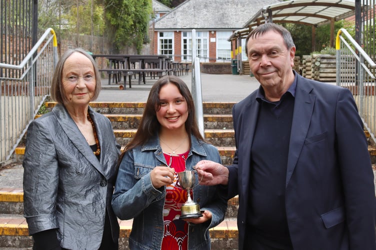 Alexandra Atkins was presented with the Jean Grinney Award for Care and Compassion