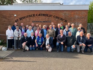 German Pilgrims visit Crediton
