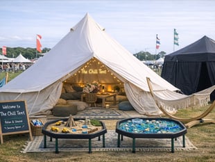 The Chill Tent at the Devon County Show
