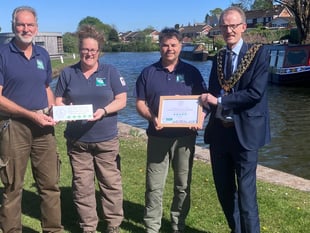 Five star award for Grand Western Canal Country Park
