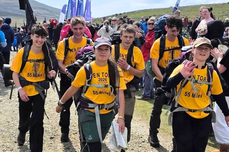 One of QE's successful 55-mile teams