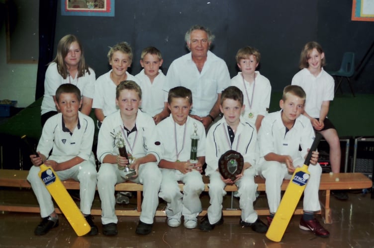 Landscore Primary School's cricket team had done well in various competitions during the summer term in July 2006. DSC01940