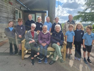 Friendship benches at Sandford School
